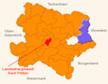 Bezirkshauptstadt Gänserndorf - „Stadt der Säulen” im Marchfeld